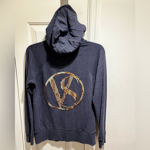 Victoria’s Secret sweatshirt with hoodie and gold sequins - Picture 1 of 16